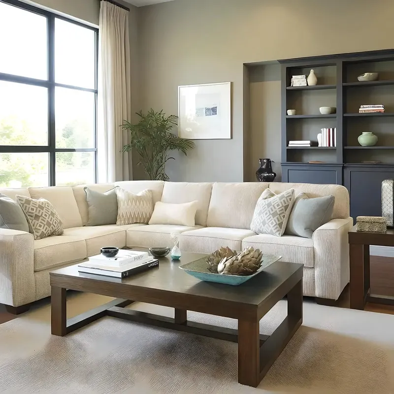 Modern Wooden Coffee Table – Minimalist Living Room Accent